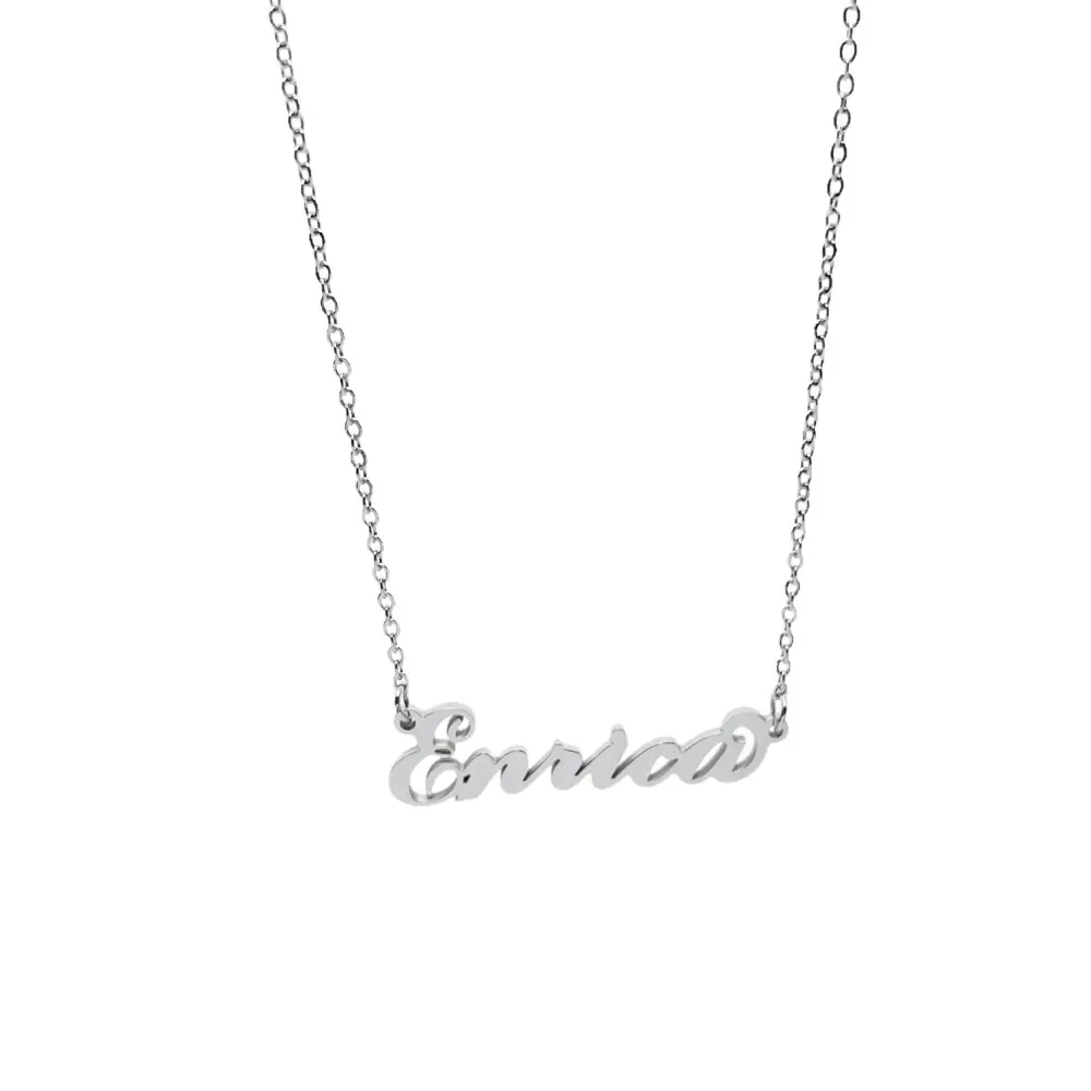 Collana con Nome - 180 Nomi in Acciaio - Collana con Nome - 180 Nomi in Acciaio