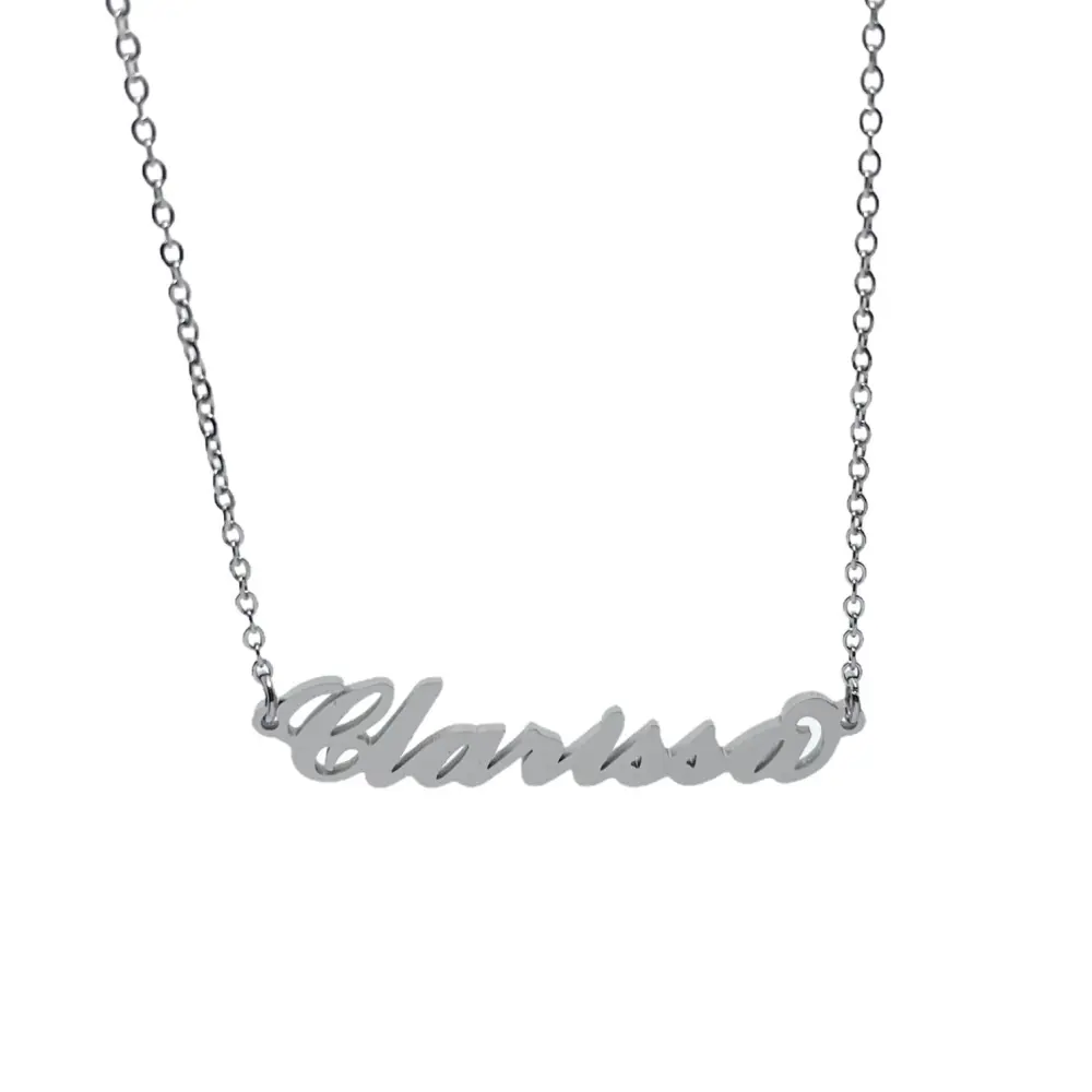 Collana con Nome - 180 Nomi in Acciaio - Collana con Nome - 180 Nomi in Acciaio