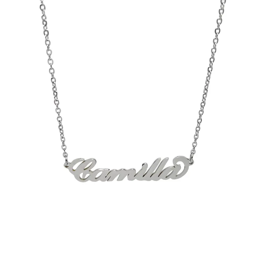 Collana con Nome - 180 Nomi in Acciaio - Collana con Nome - 180 Nomi in Acciaio