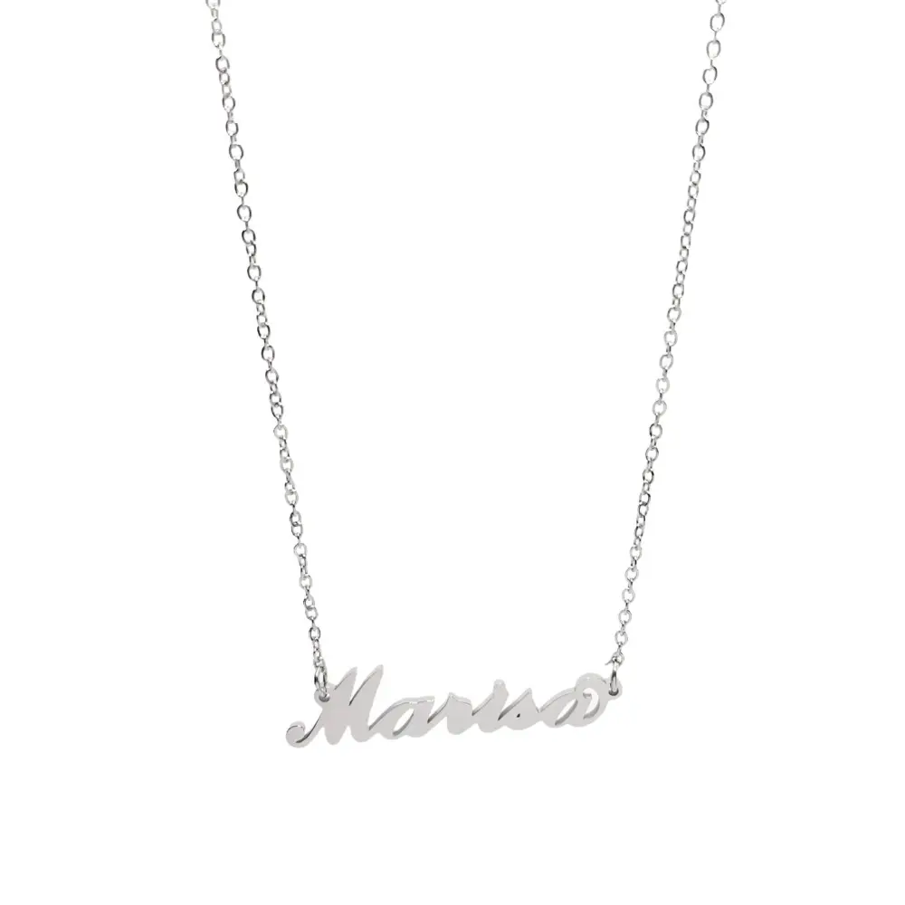 Collana con Nome - 180 Nomi in Acciaio - Collana con Nome - 180 Nomi in Acciaio