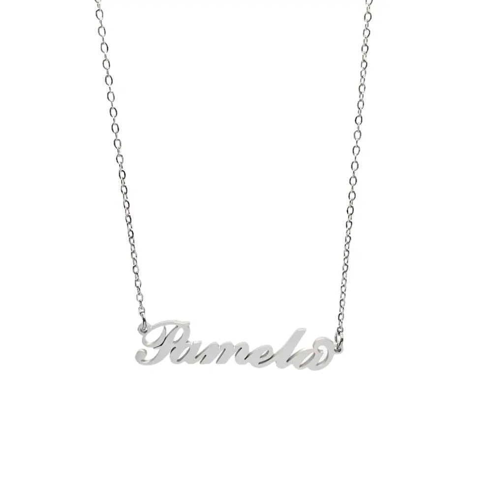 Collana con Nome - 180 Nomi in Acciaio - Collana con Nome - 180 Nomi in Acciaio