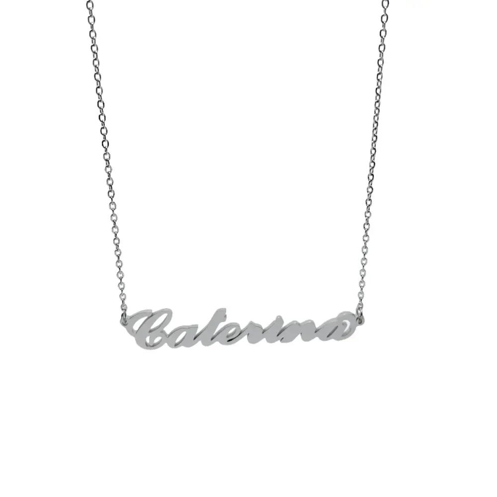 Collana con Nome - 180 Nomi in Acciaio - Collana con Nome - 180 Nomi in Acciaio