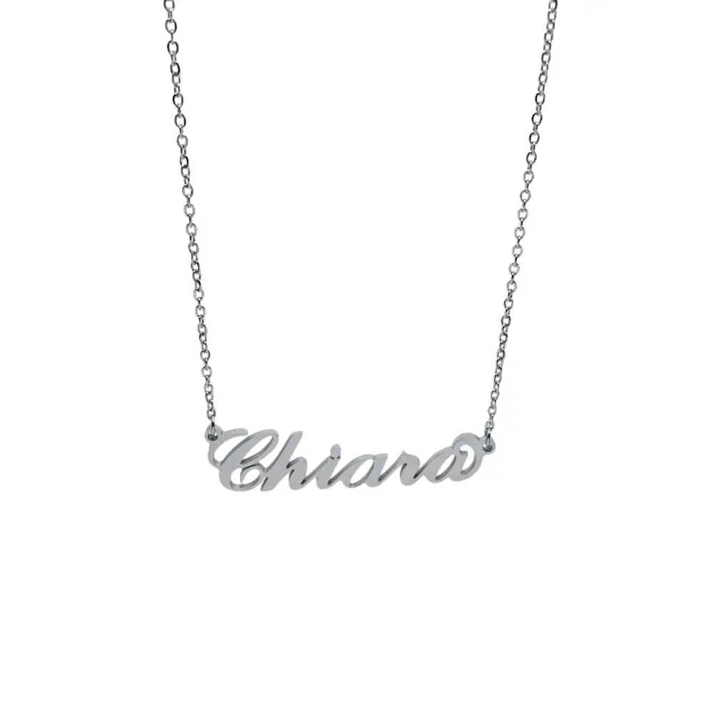 Collana con Nome - 180 Nomi in Acciaio - Collana con Nome - 180 Nomi in Acciaio