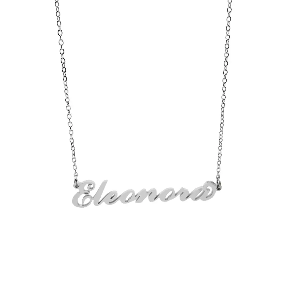 Collana con Nome - 180 Nomi in Acciaio - Collana con Nome - 180 Nomi in Acciaio