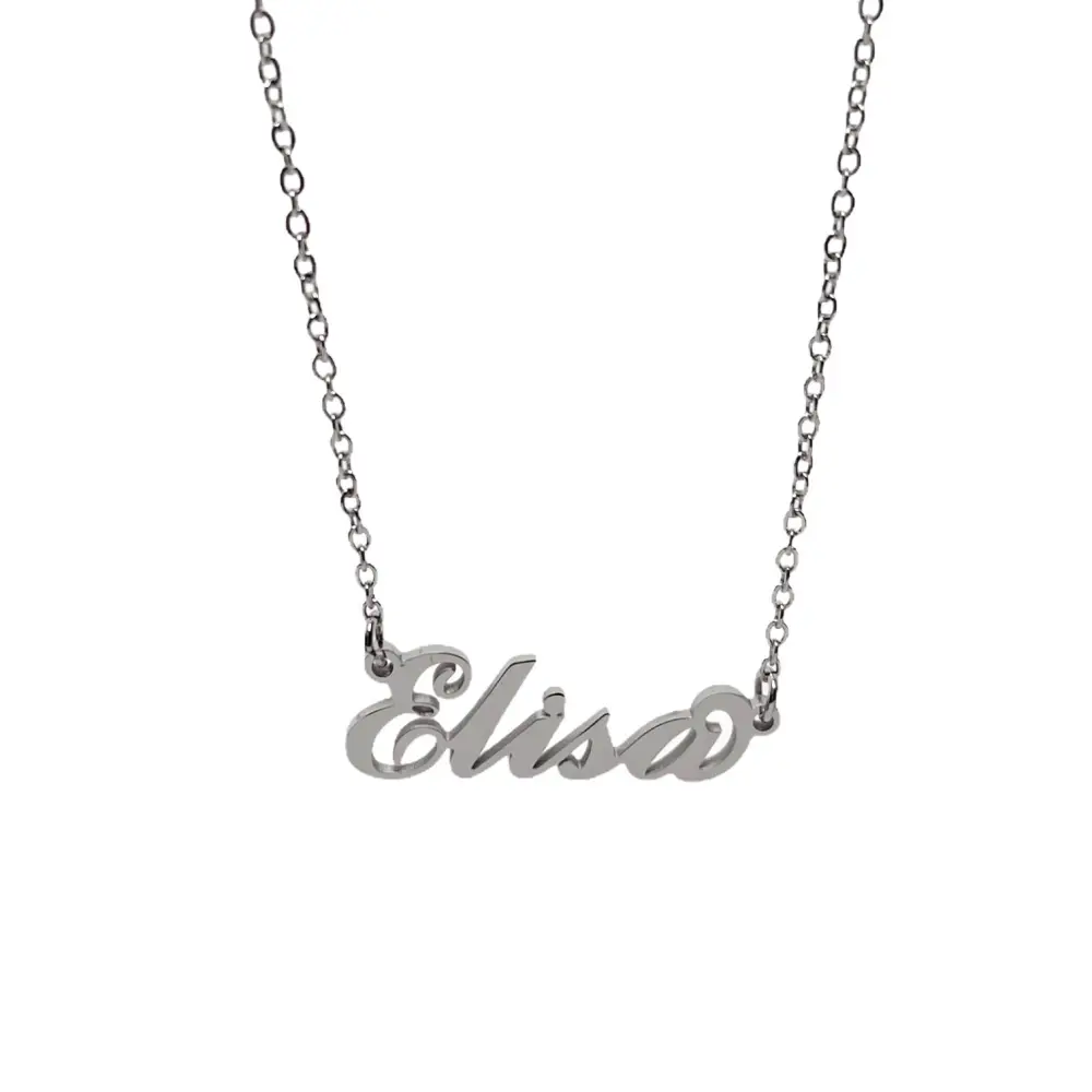 Collana con Nome - 180 Nomi in Acciaio - Collana con Nome - 180 Nomi in Acciaio