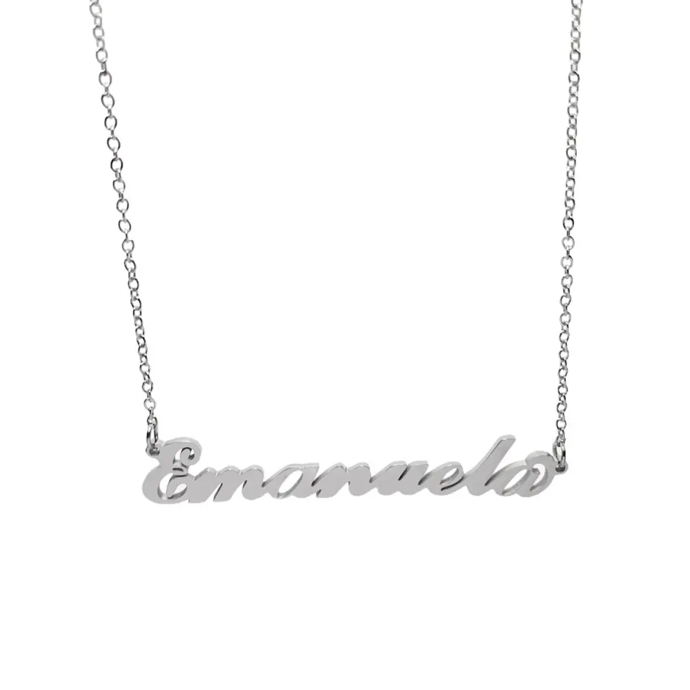 Collana con Nome - 180 Nomi in Acciaio - Collana con Nome - 180 Nomi in Acciaio