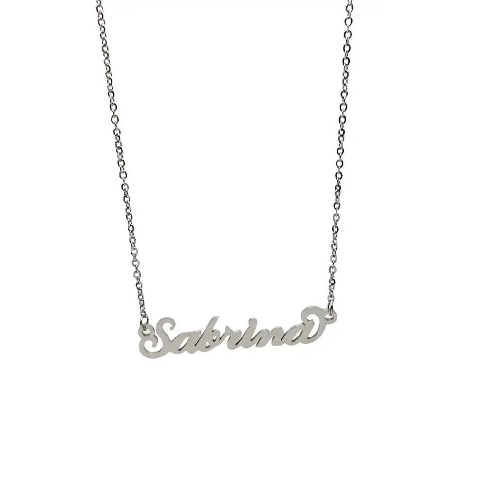 Collana con Nome - 180 Nomi in Acciaio - Collana con Nome - 180 Nomi in Acciaio