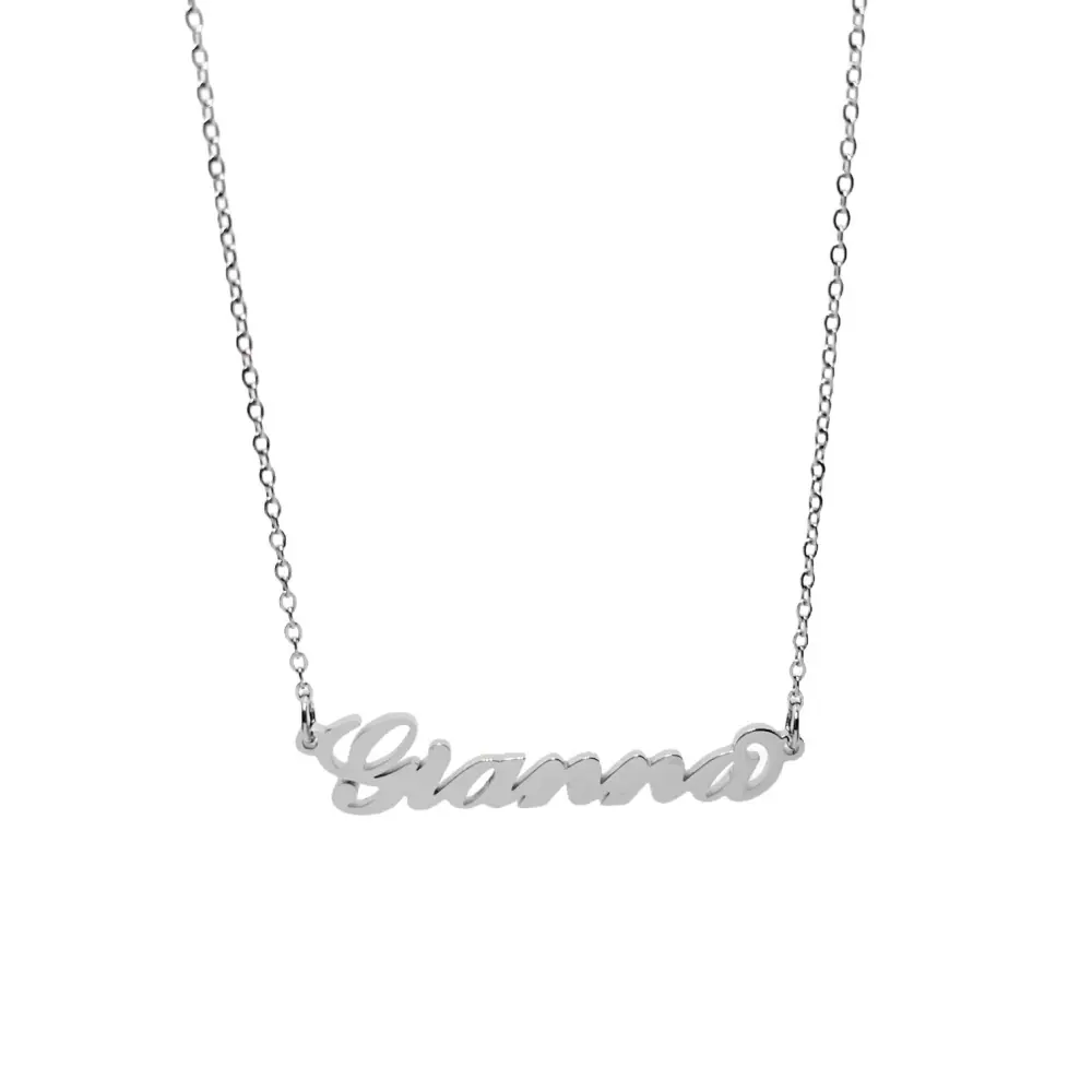 Collana con Nome - 180 Nomi in Acciaio - Collana con Nome - 180 Nomi in Acciaio