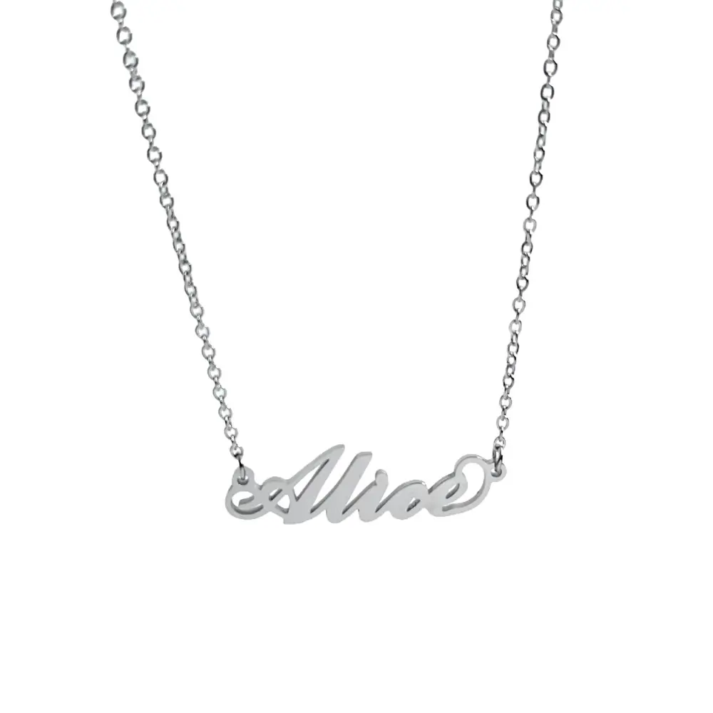 Collana con Nome - 180 Nomi in Acciaio - Collana con Nome - 180 Nomi in Acciaio