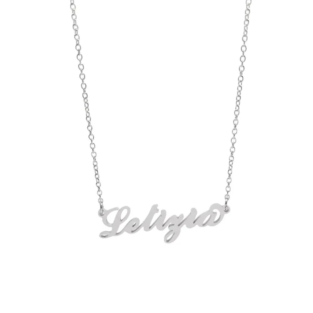 Collana con Nome - 180 Nomi in Acciaio - Collana con Nome - 180 Nomi in Acciaio