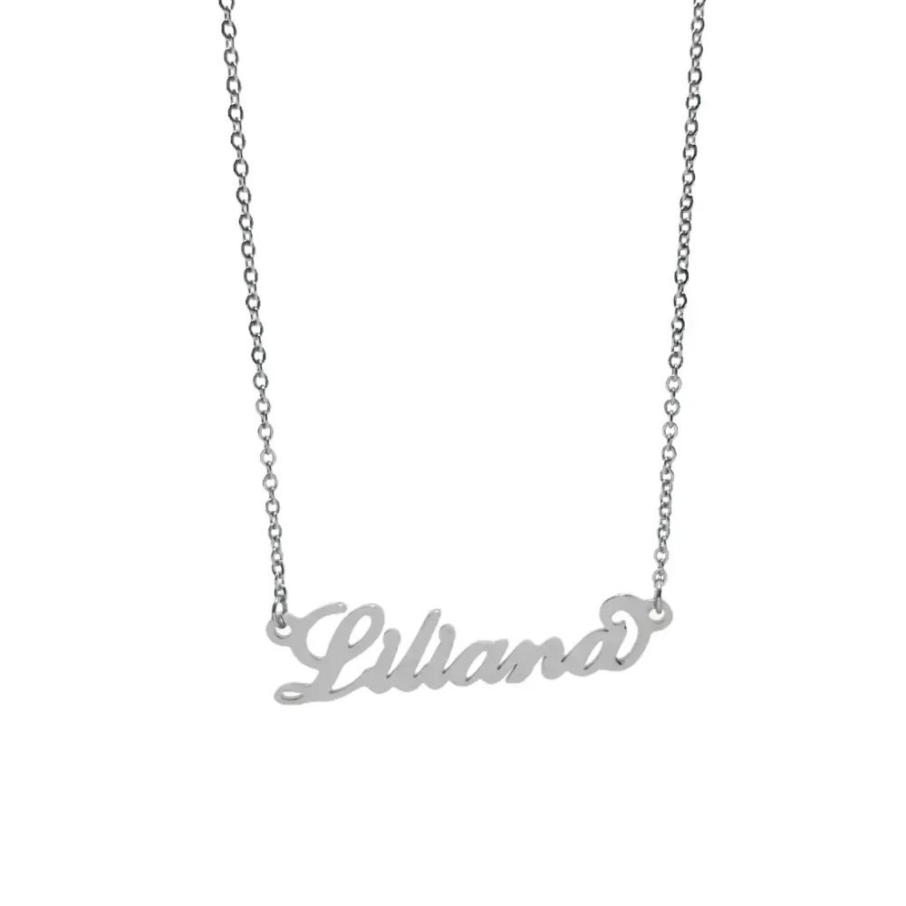 Collana con Nome - 180 Nomi in Acciaio - Collana con Nome - 180 Nomi in Acciaio