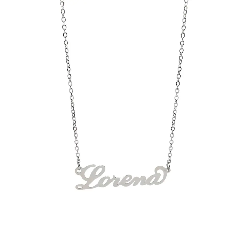 Collana con Nome - 180 Nomi in Acciaio - Collana con Nome - 180 Nomi in Acciaio