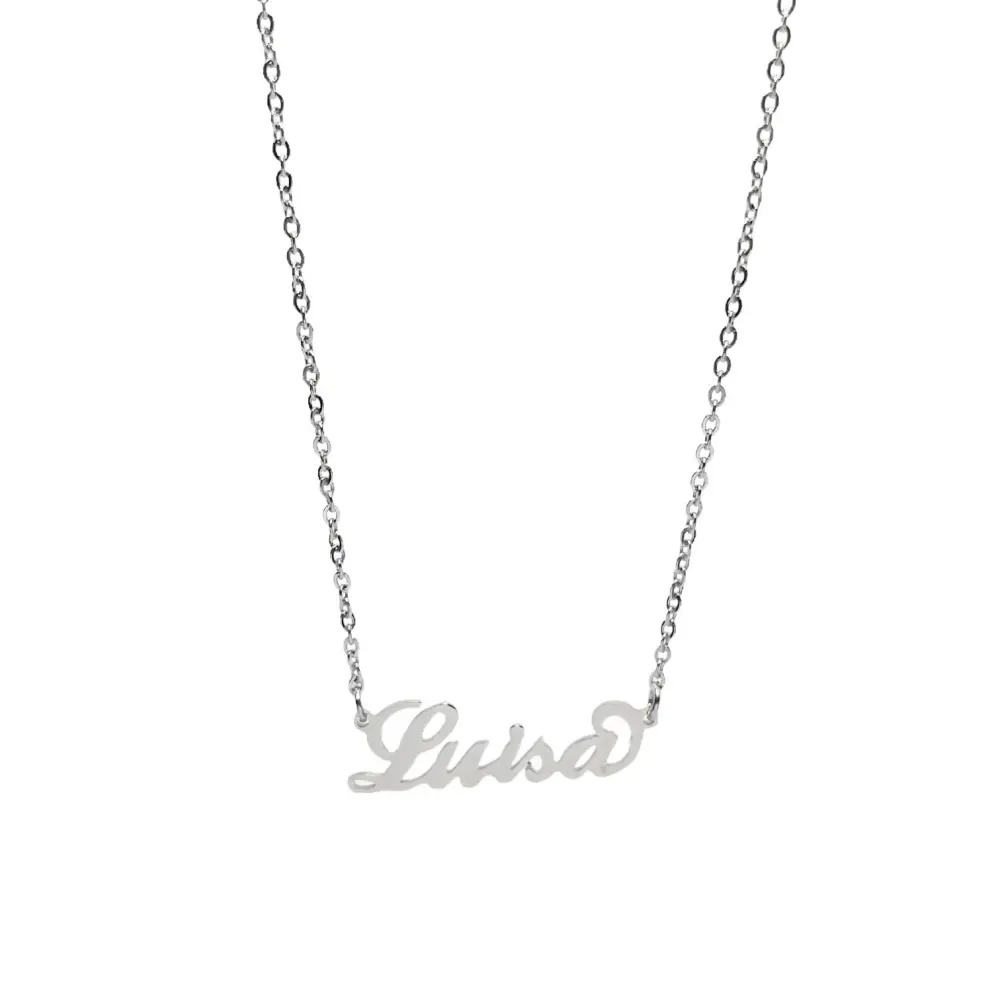 Collana con Nome - 180 Nomi in Acciaio - Collana con Nome - 180 Nomi in Acciaio