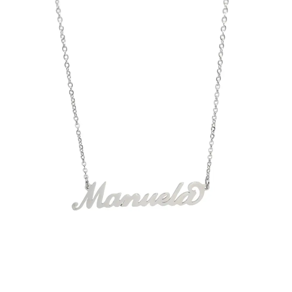 Collana con Nome - 180 Nomi in Acciaio - Collana con Nome - 180 Nomi in Acciaio