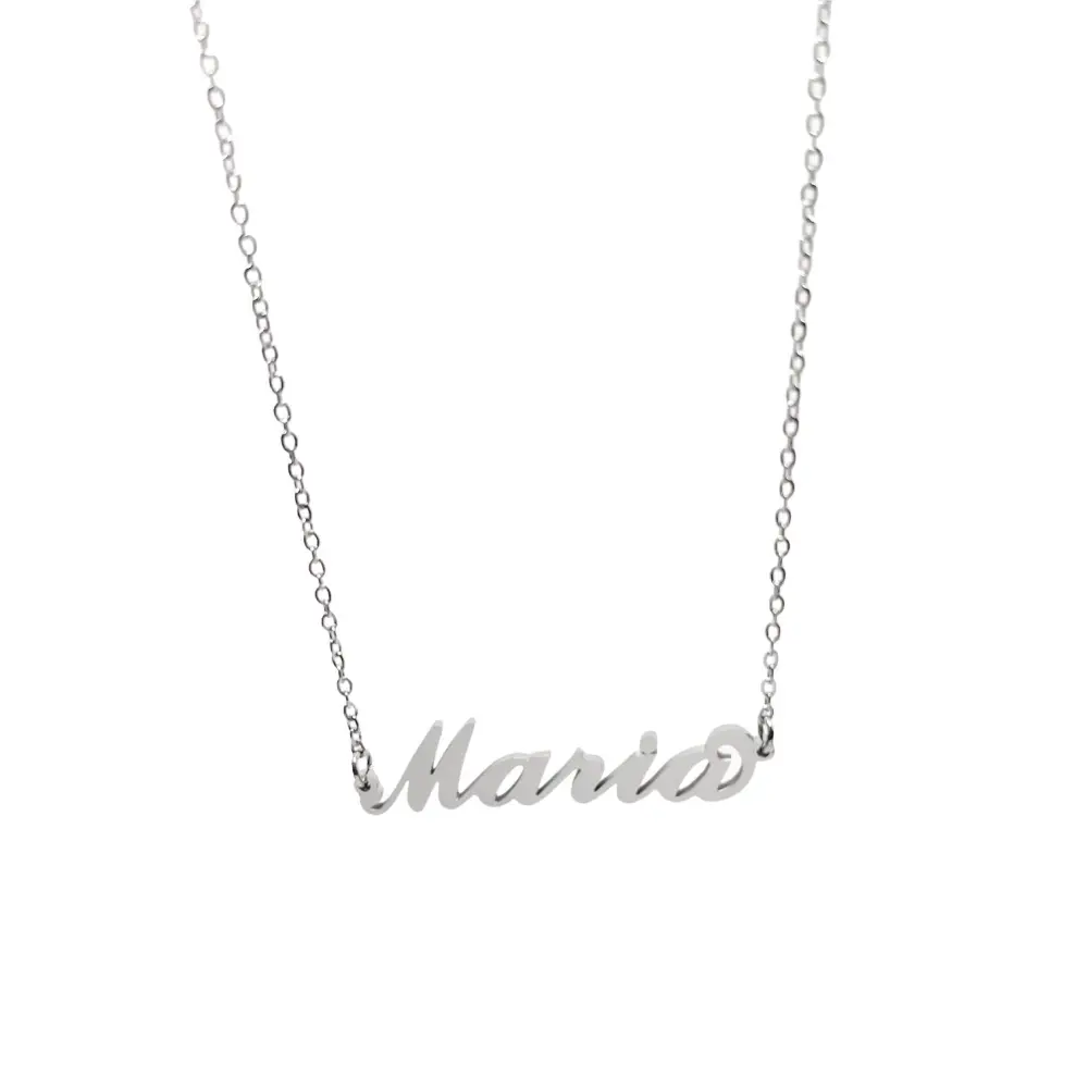 Collana con Nome - 180 Nomi in Acciaio - Collana con Nome - 180 Nomi in Acciaio