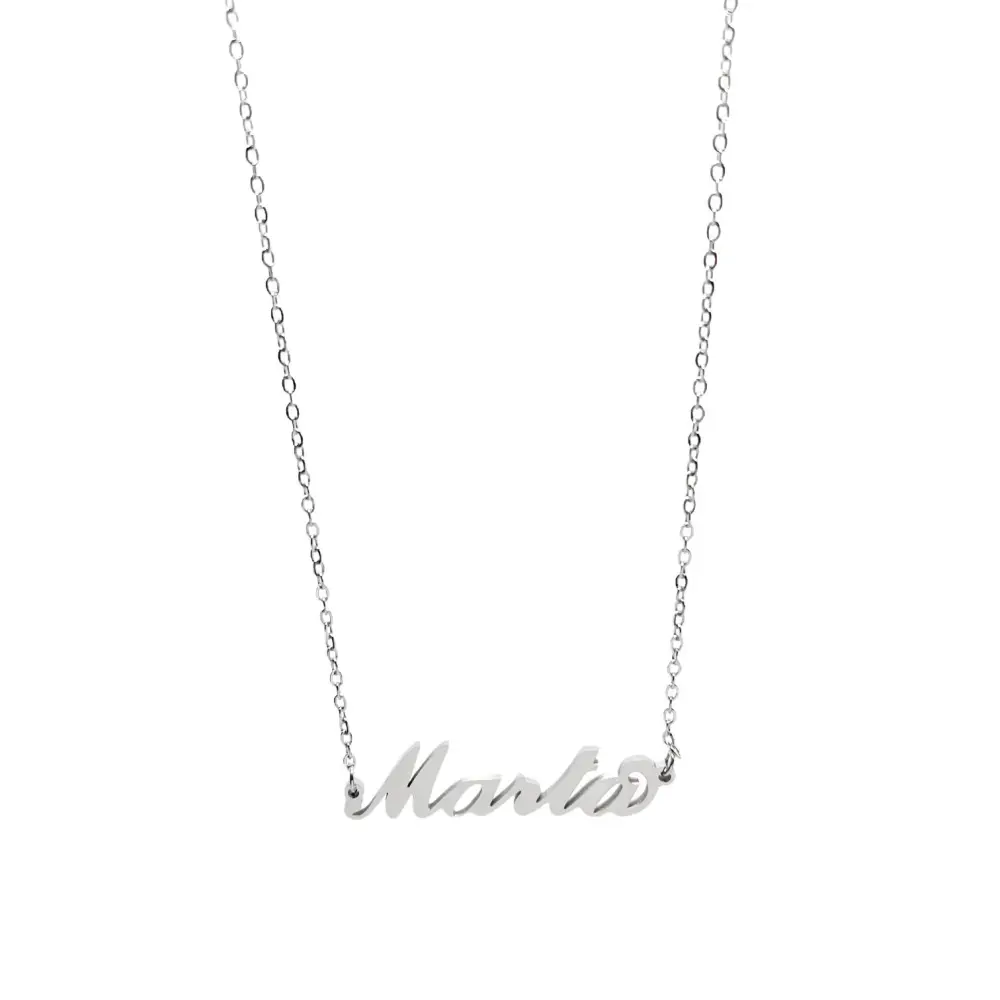 Collana con Nome - 180 Nomi in Acciaio - Collana con Nome - 180 Nomi in Acciaio