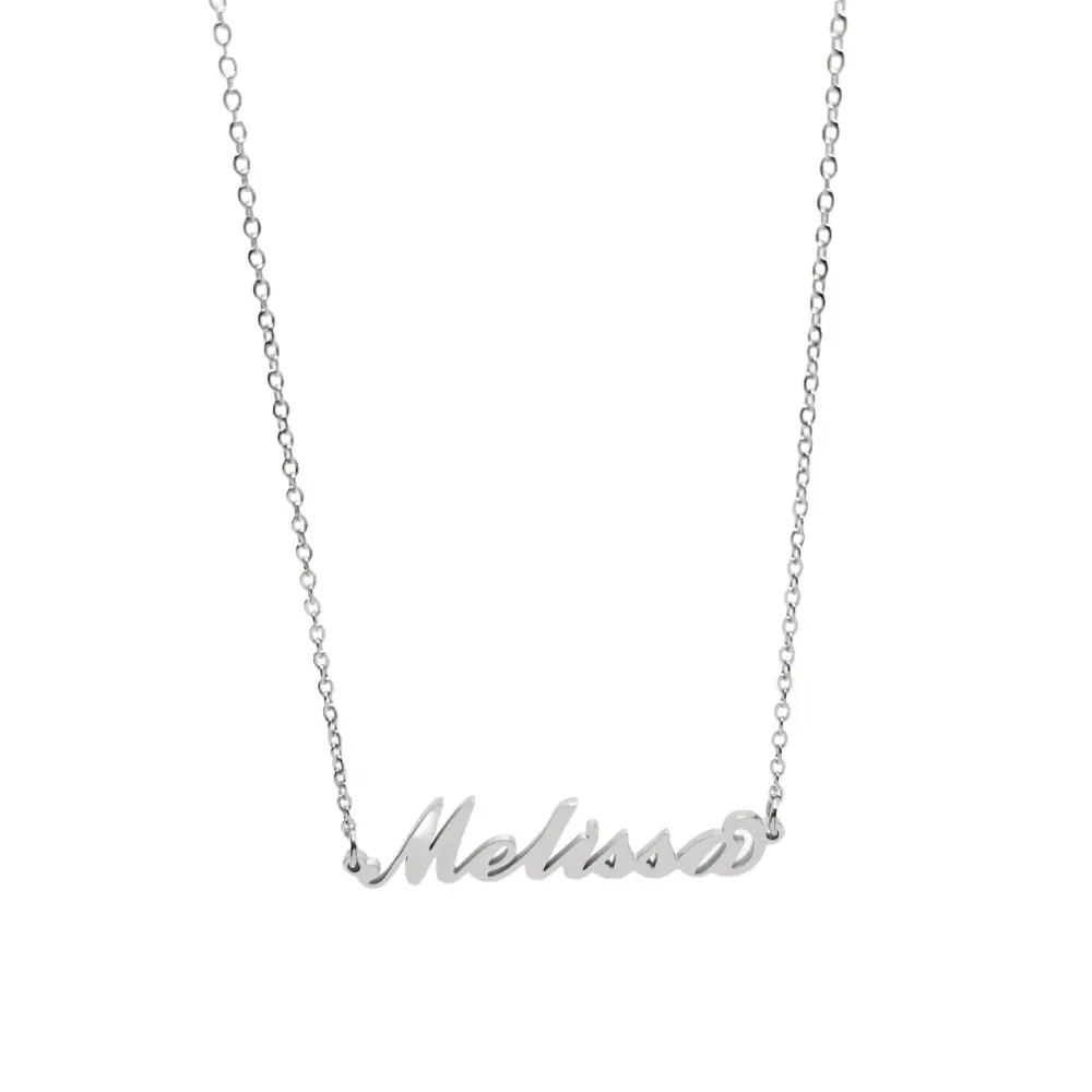 Collana con Nome - 180 Nomi in Acciaio - Collana con Nome - 180 Nomi in Acciaio