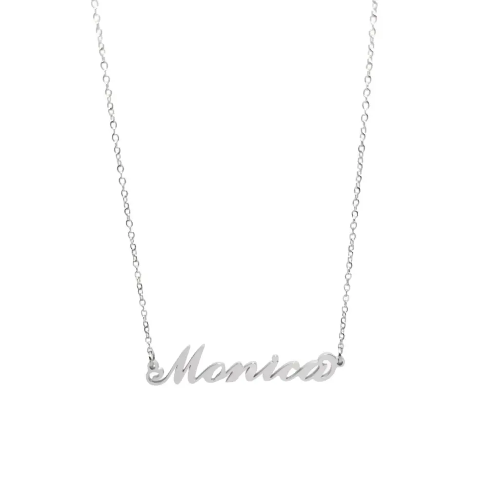 Collana con Nome - 180 Nomi in Acciaio - Collana con Nome - 180 Nomi in Acciaio