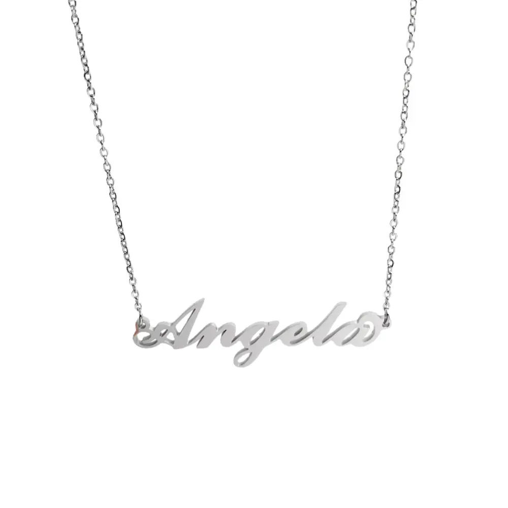 Collana con Nome - 180 Nomi in Acciaio - Collana con Nome - 180 Nomi in Acciaio