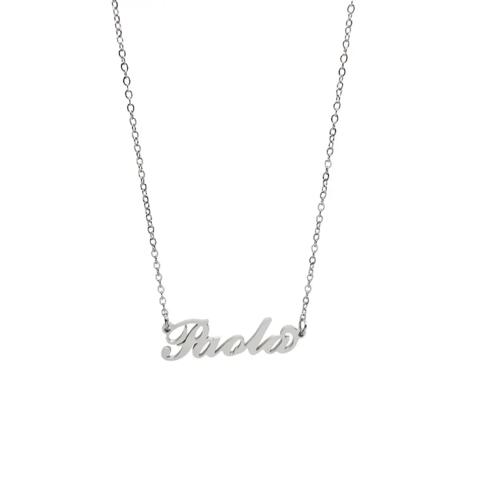 Collana con Nome - 180 Nomi in Acciaio - Collana con Nome - 180 Nomi in Acciaio