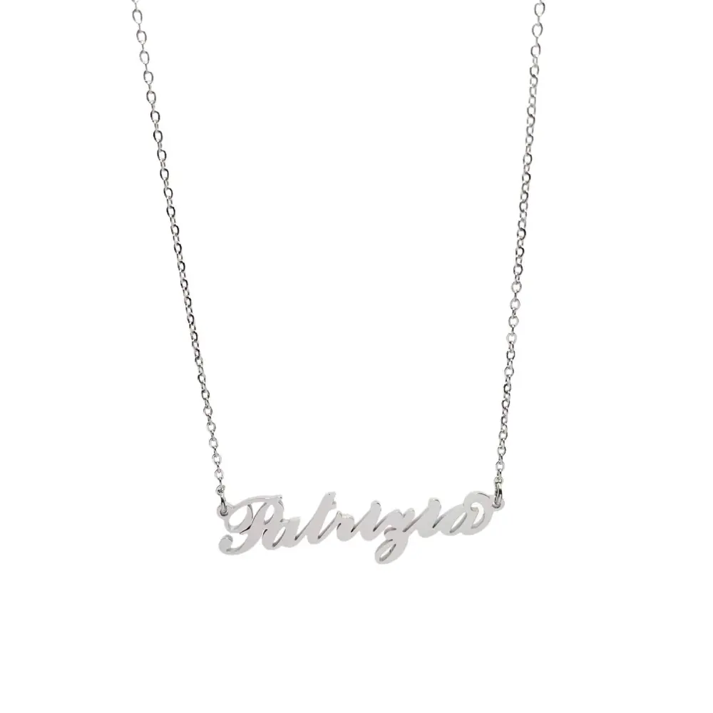 Collana con Nome - 180 Nomi in Acciaio - Collana con Nome - 180 Nomi in Acciaio