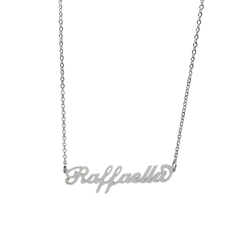 Collana con Nome - 180 Nomi in Acciaio - Collana con Nome - 180 Nomi in Acciaio