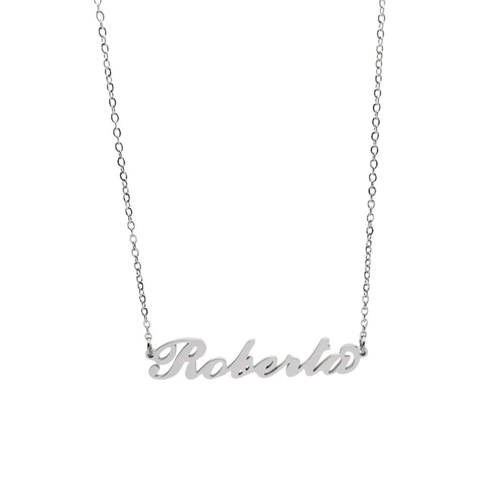 Collana con Nome - 180 Nomi in Acciaio - Collana con Nome - 180 Nomi in Acciaio