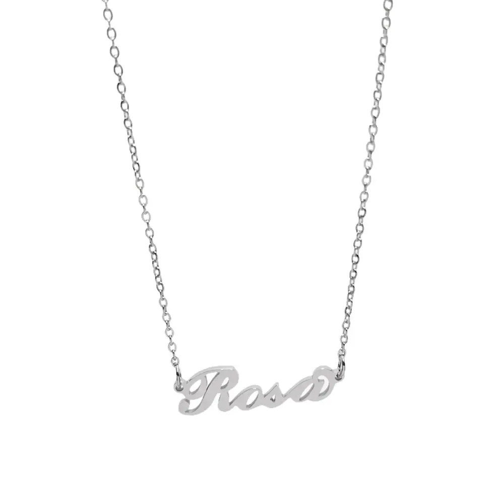 Collana con Nome - 180 Nomi in Acciaio - Collana con Nome - 180 Nomi in Acciaio