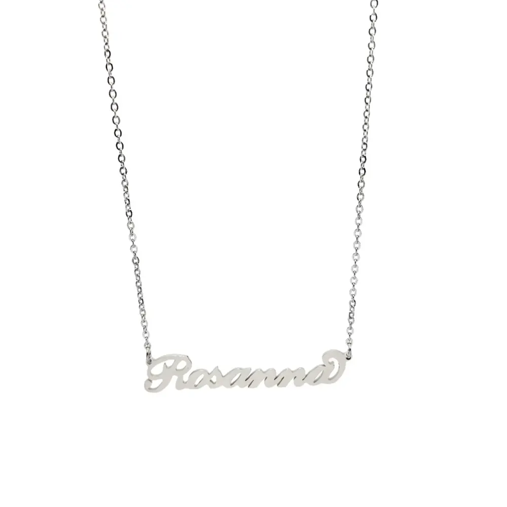 Collana con Nome - 180 Nomi in Acciaio - Collana con Nome - 180 Nomi in Acciaio