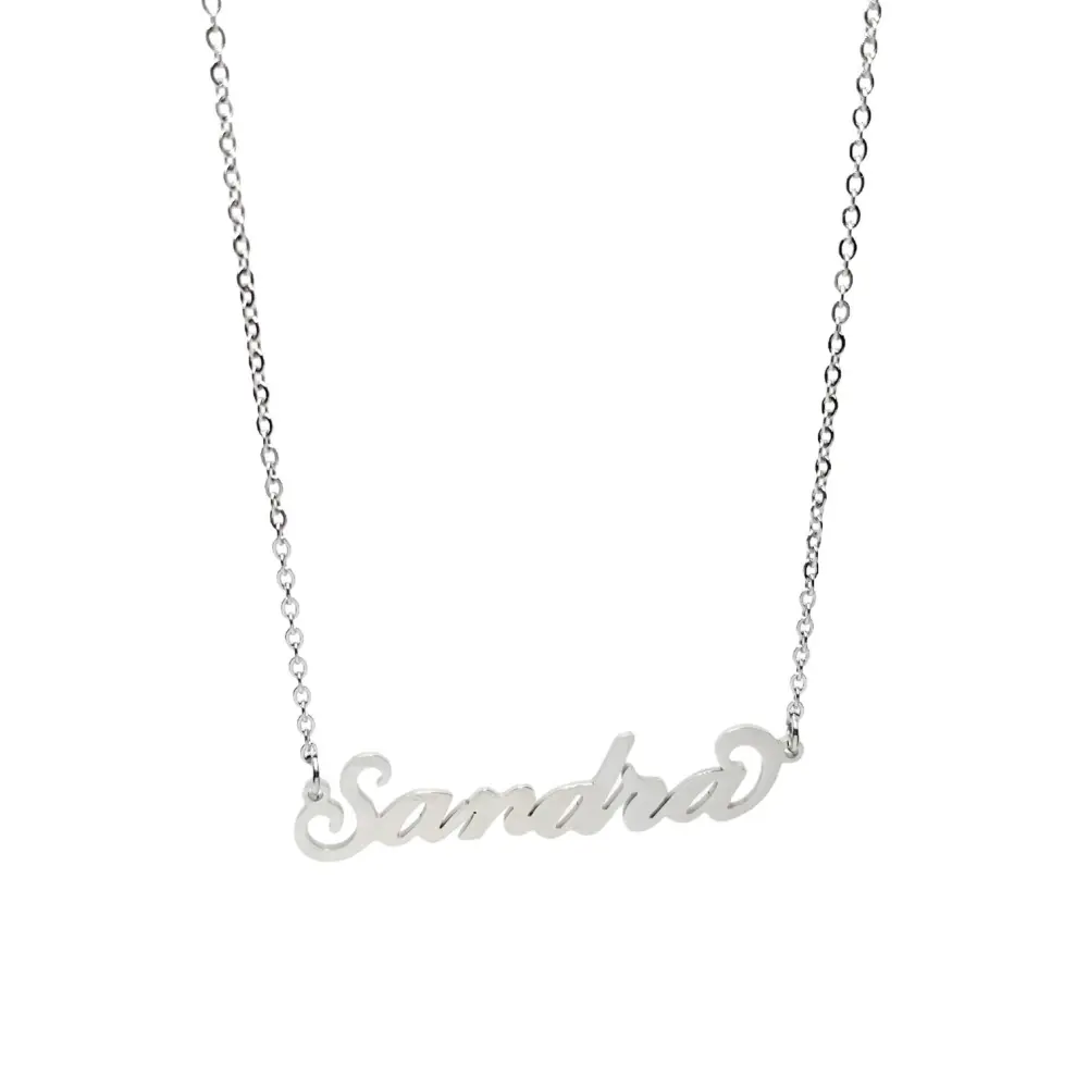 Collana con Nome - 180 Nomi in Acciaio - Collana con Nome - 180 Nomi in Acciaio