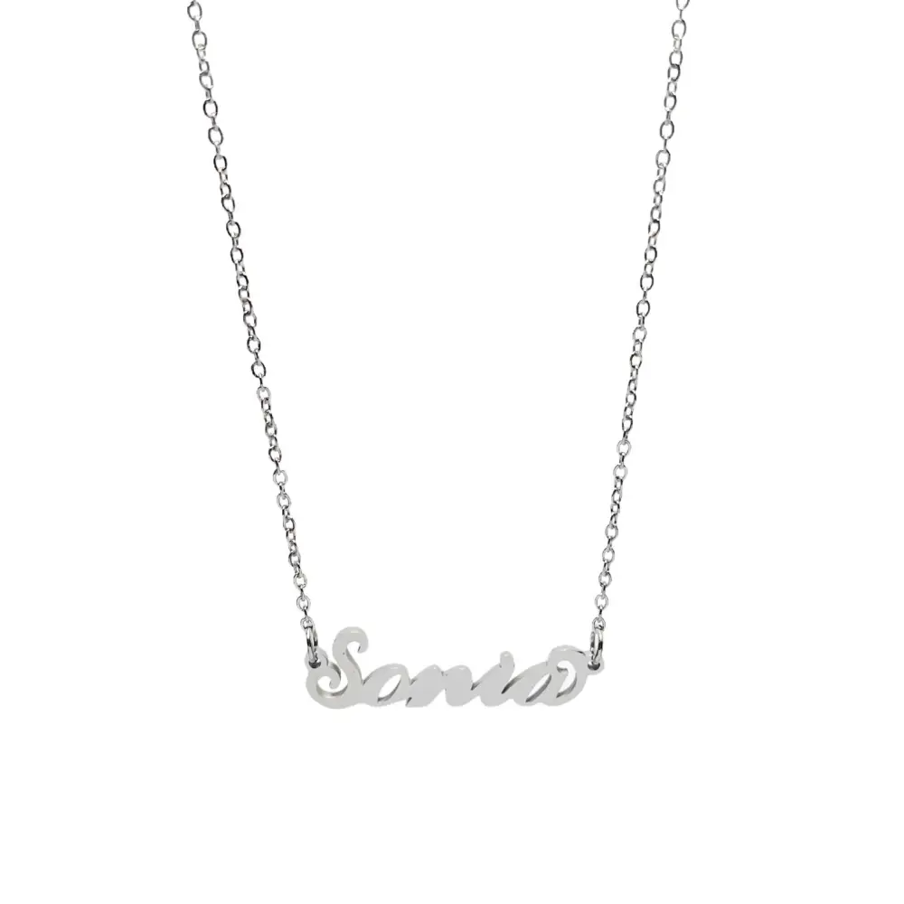 Collana con Nome - 180 Nomi in Acciaio - Collana con Nome - 180 Nomi in Acciaio