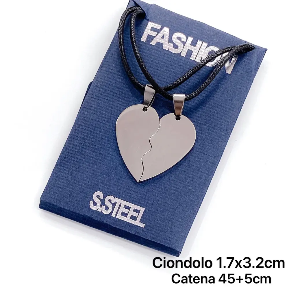 Cuore Liscio - Collana Doppia - Cuore Liscio - Collana Doppia