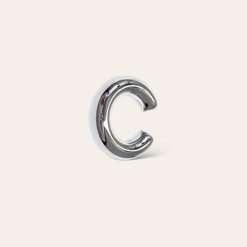 Cerchio Bombato Piccolo 5x20mm-Earcuff in Acciaio - EAK-103-AA4715E S
