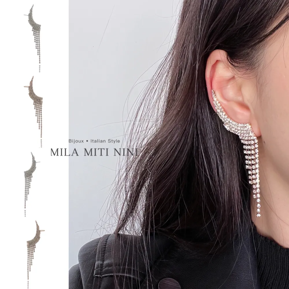 Strass-Earcuff con Zirconia - EAK-159-20458