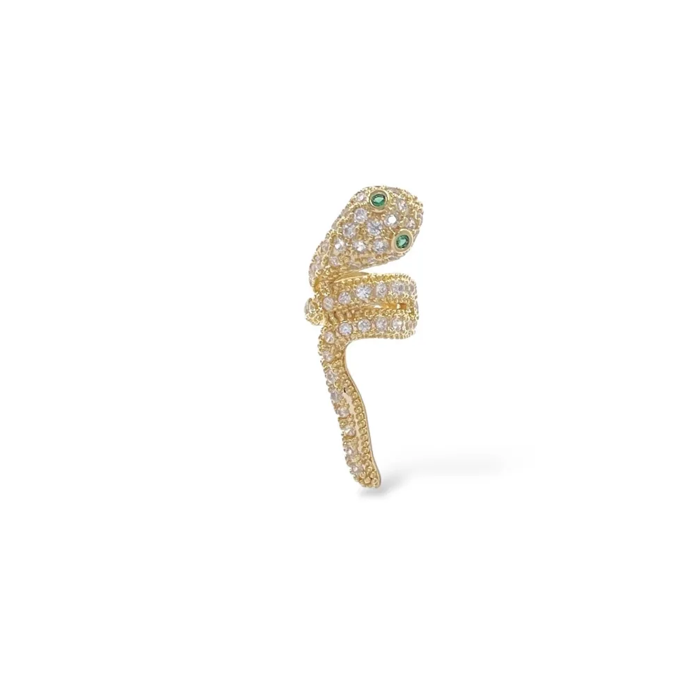Serpente -Earcuff con Zirconia - EAK-506-328