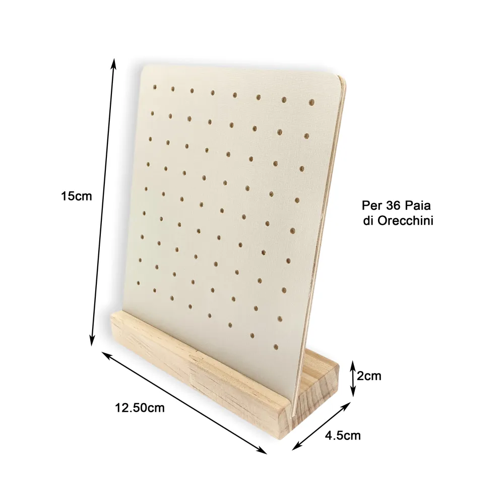 Espositore Porta Orecchini a lobo per 36 Paia di Orecchini-Espo - ESP-701-30