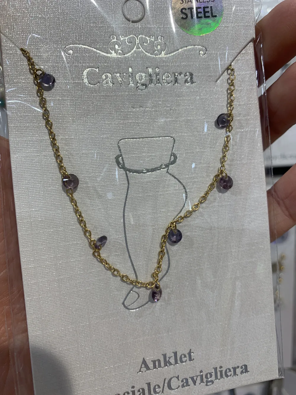 Punto Luce Zirconia-Caviglire in Acciaio - KAV-103-AA162B