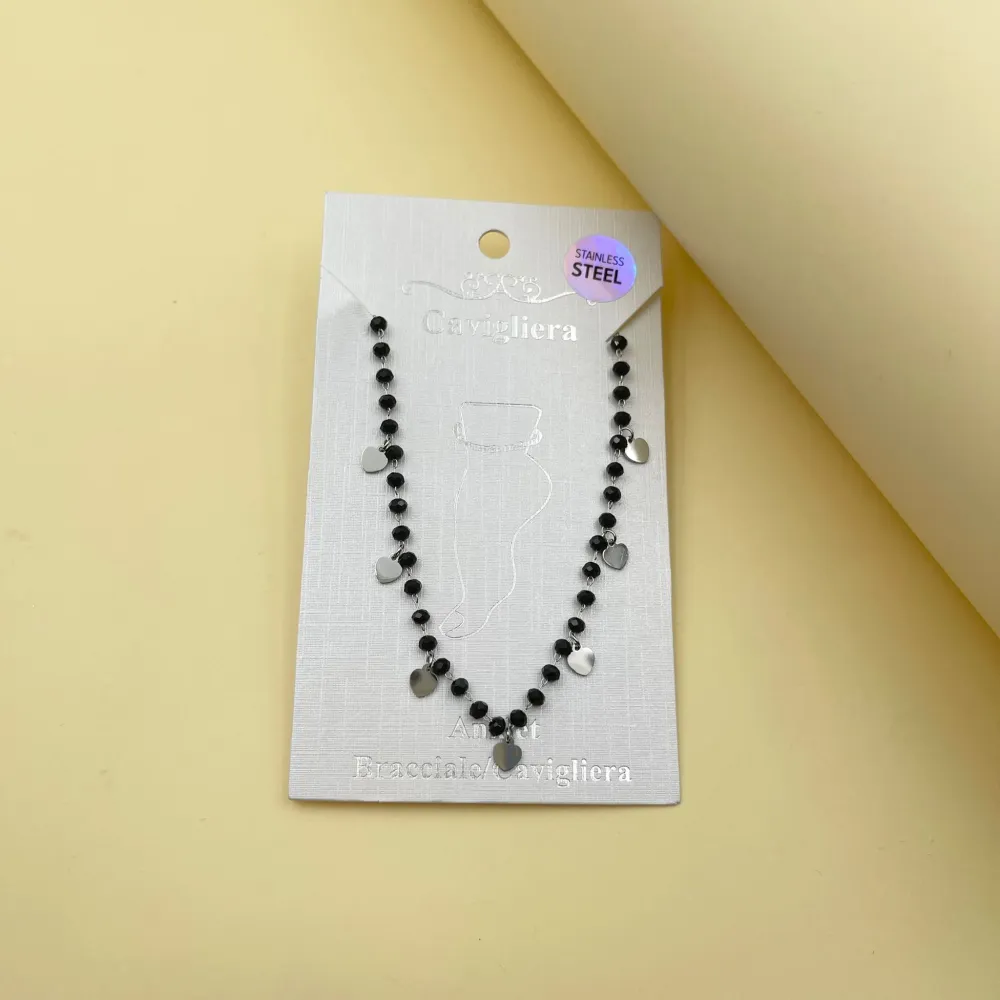 Cuore Rosario-Cavigliera in Acciaio - KAV-413-1584