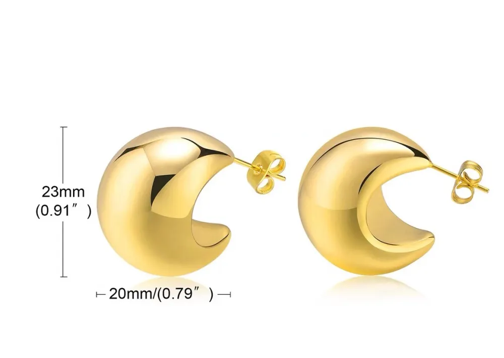 Cerchio -Orecchini in Acciaio - OAP-103-AA2604E