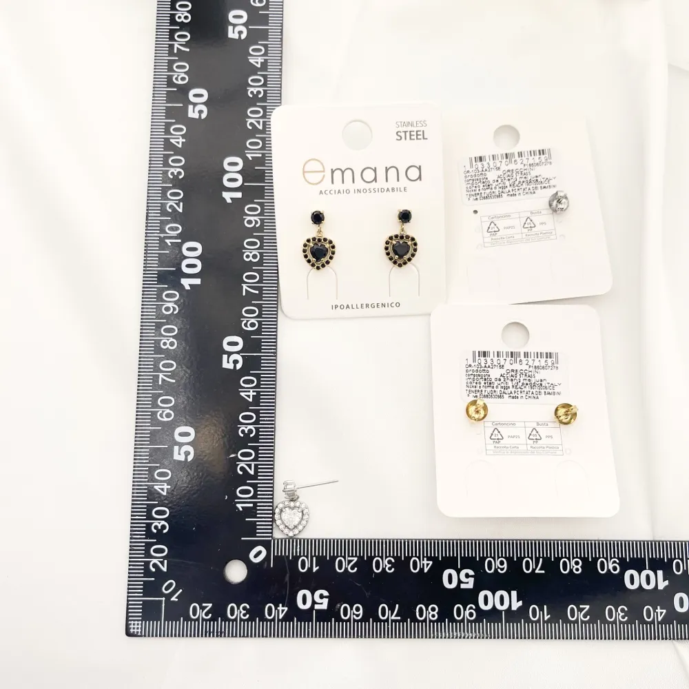 Cuore-12Paia Orecchini in Acciaio - OAP-103-AA2710E Mix Cuore