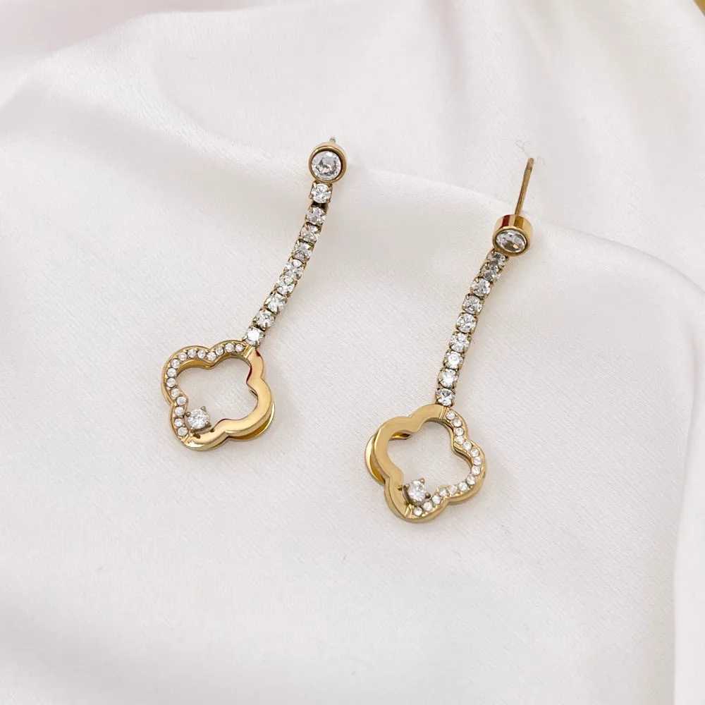 Tennis con Fiore-Orecchini in Acciaio - OAP-103-AA4197E