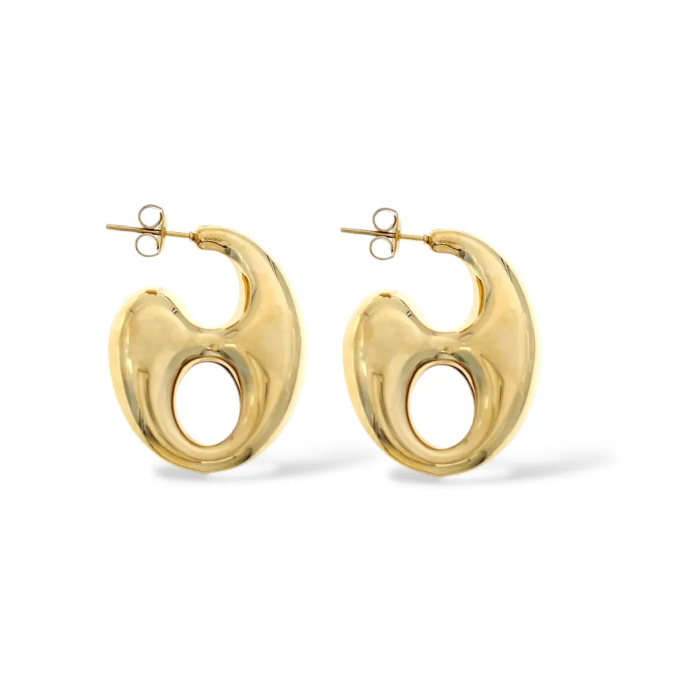 Catena marinara-Orecchini in Acciaio - OAP-103-AA5556E