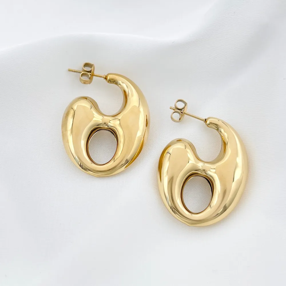 Catena marinara-Orecchini in Acciaio - OAP-103-AA5556E