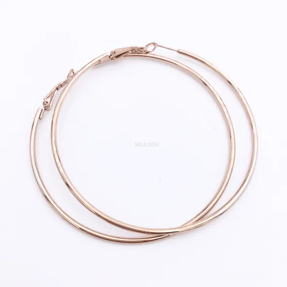 Cerchio 80mm -Orecchini acciaio - OAP-450-319 80mm