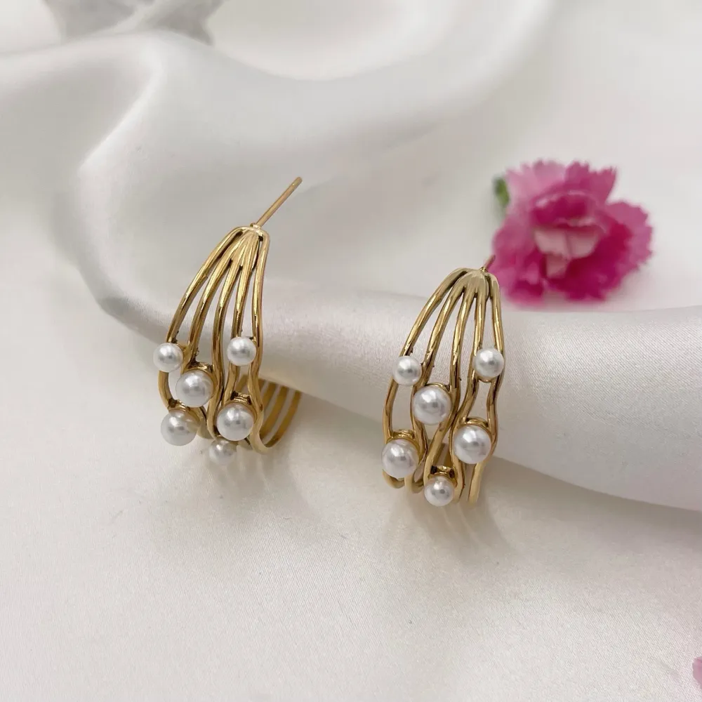 Cerchio-Orecchini in Acciaio - OAP-729-38