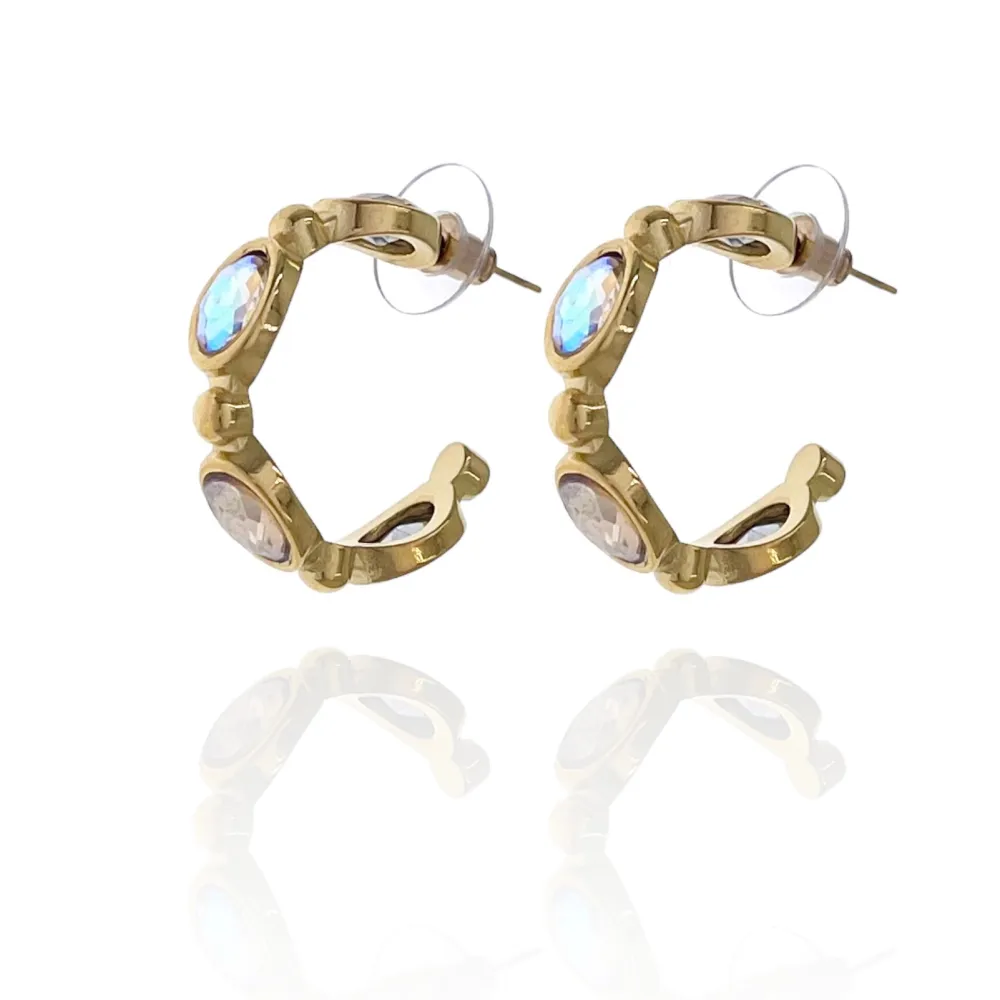 Cerchio -Orecchini in Acciaio - OAP-732-100