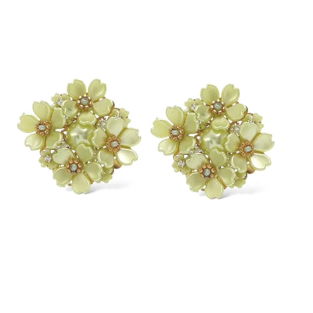 Fiore-Orecchini in Acciaio - OAP-732-343