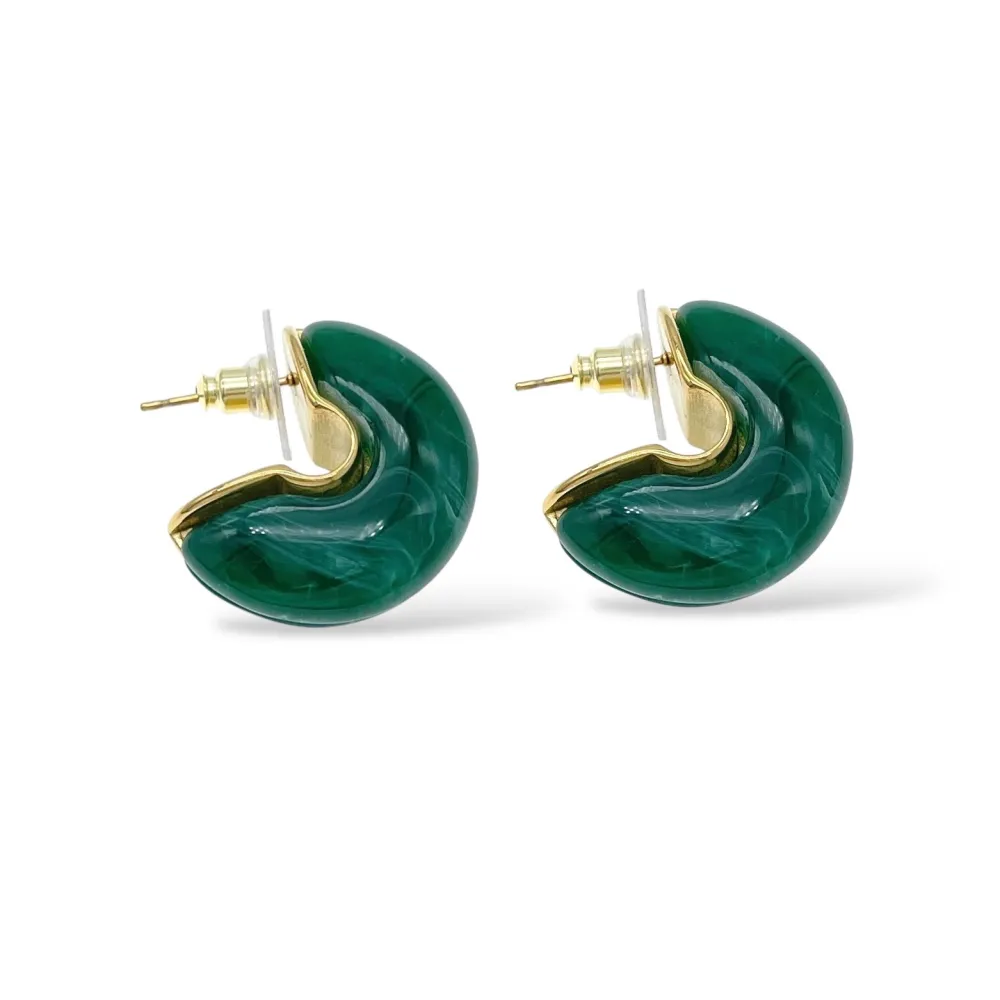 Cerchio-Orecchini in Acciaio - OAP-732-430