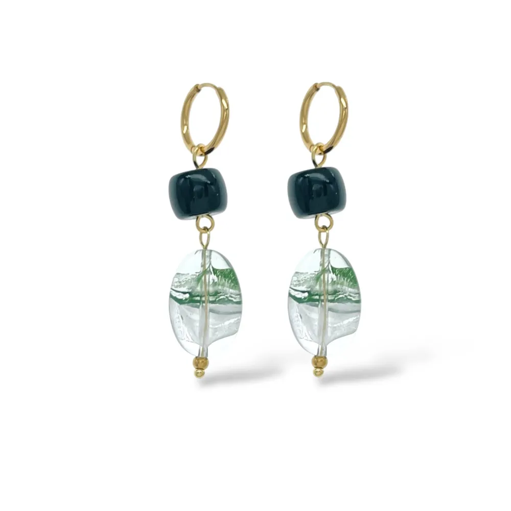 Pendente -Orecchini in Acciaio - OAP-765-83