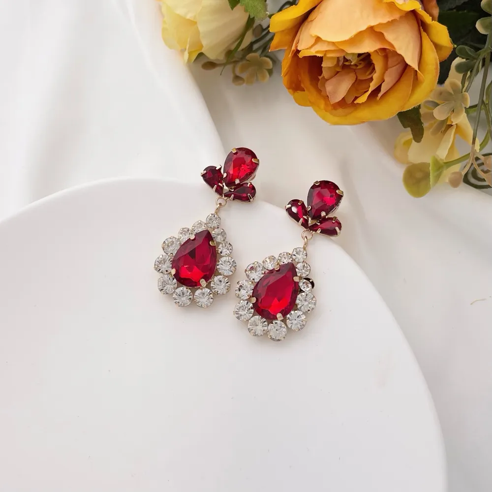 Goccia Pendente-Orecchini a Clip - OMK-520-L24